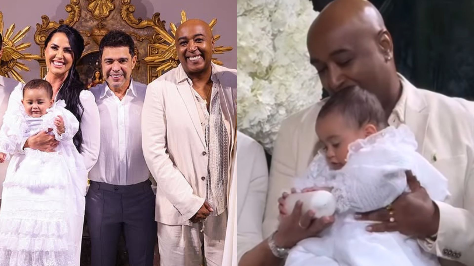 Batizado da filha de Zezé Di Camargo e Graciele: conheça o padrinho de Clara