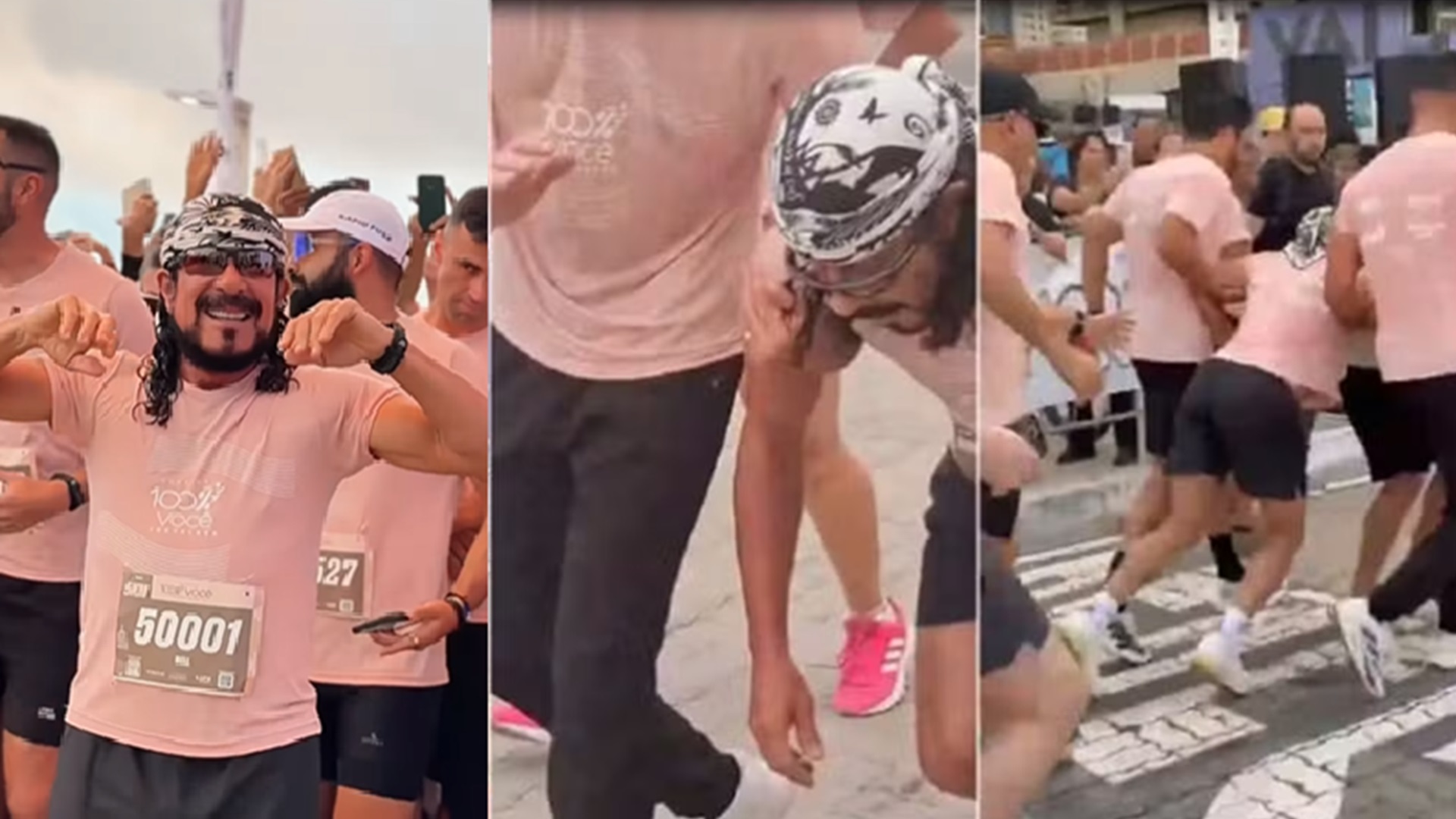 Assessoria revela causa do mal-estar de Bell Marques durante corrida