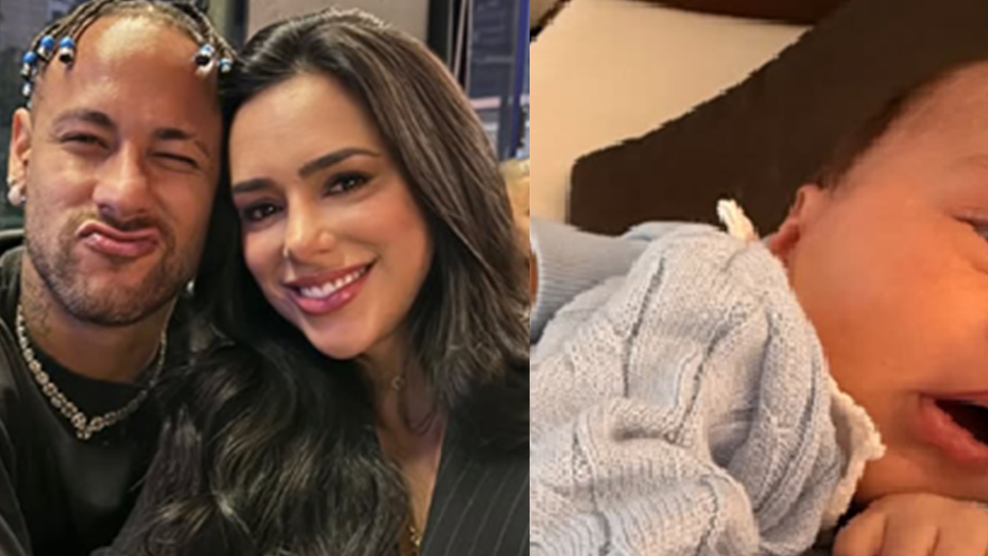 Bruna Biancardi celebra primeiro mês da filha com Neymar Jr: ‘Pacotinho’