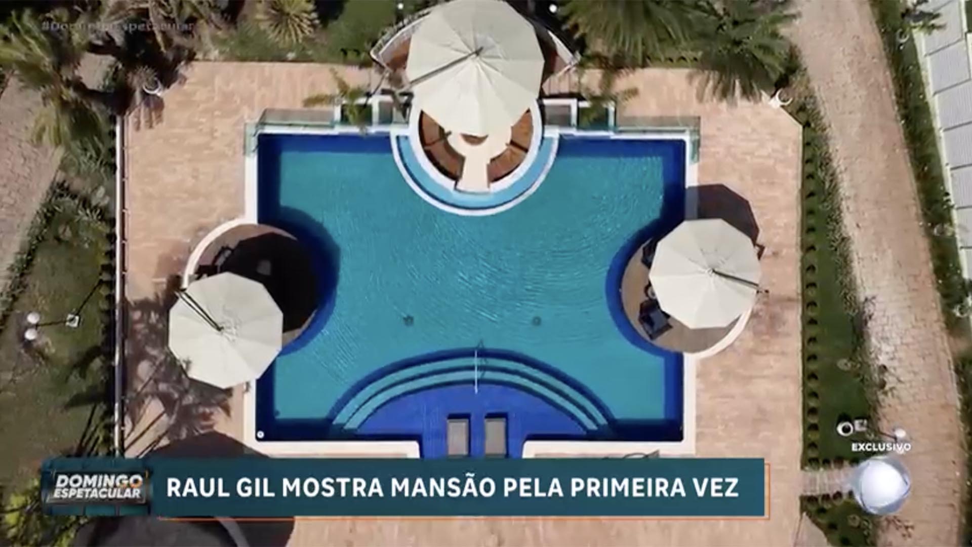 Casa de Raul Gil - Foto: Reprodu&ccedil;&atilde;o / Record TV