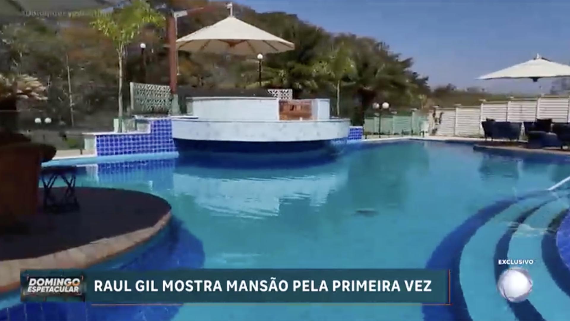 Mans&atilde;o de Raul Gil - Foto: Reprodu&ccedil;&atilde;o / Record TV