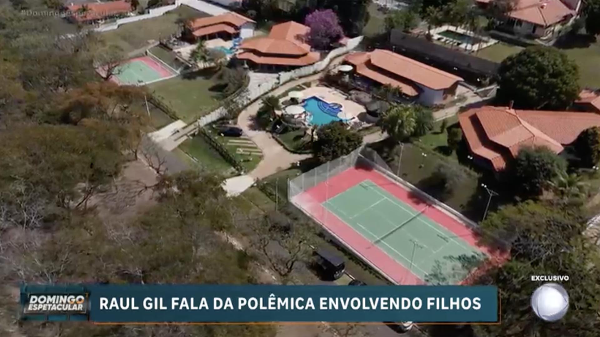 Casa de Raul Gil - Foto: Reprodu&ccedil;&atilde;o / Record