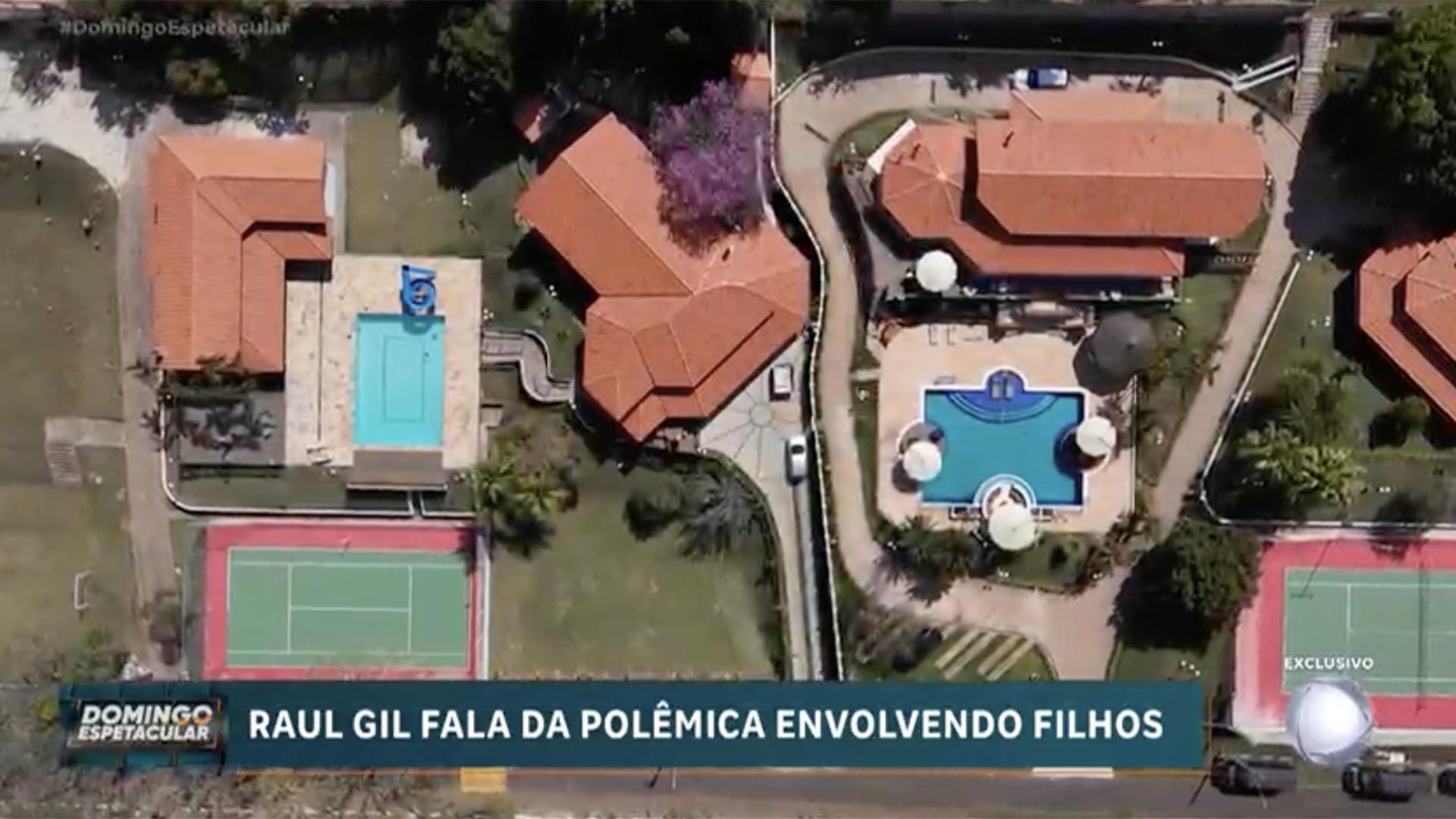 Casa de Raul Gil - Foto: Reprodu&ccedil;&atilde;o / Record TV