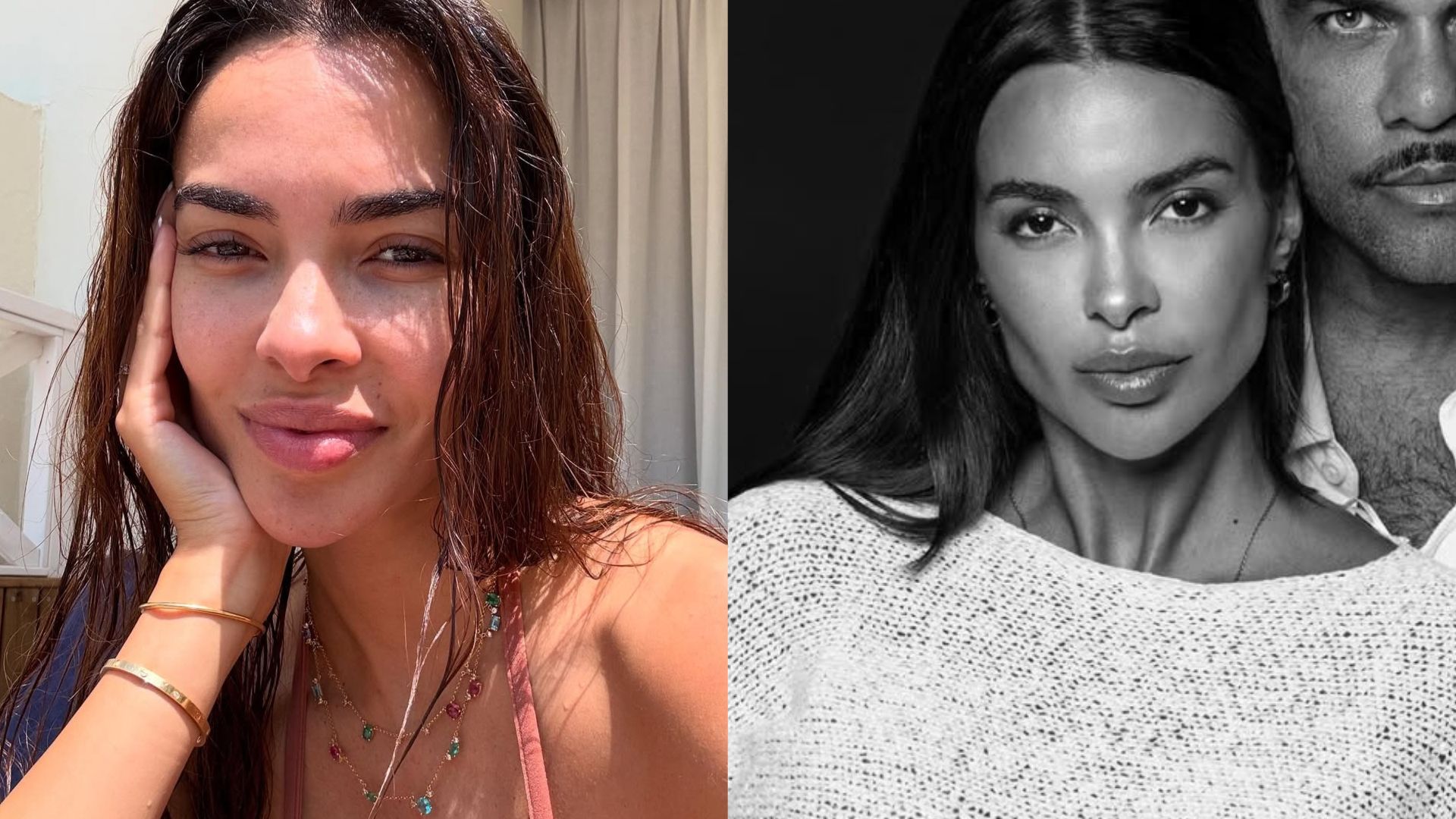 Esposa de Daniel Alves divide fotos de seu ensaio de gestante com o jogador