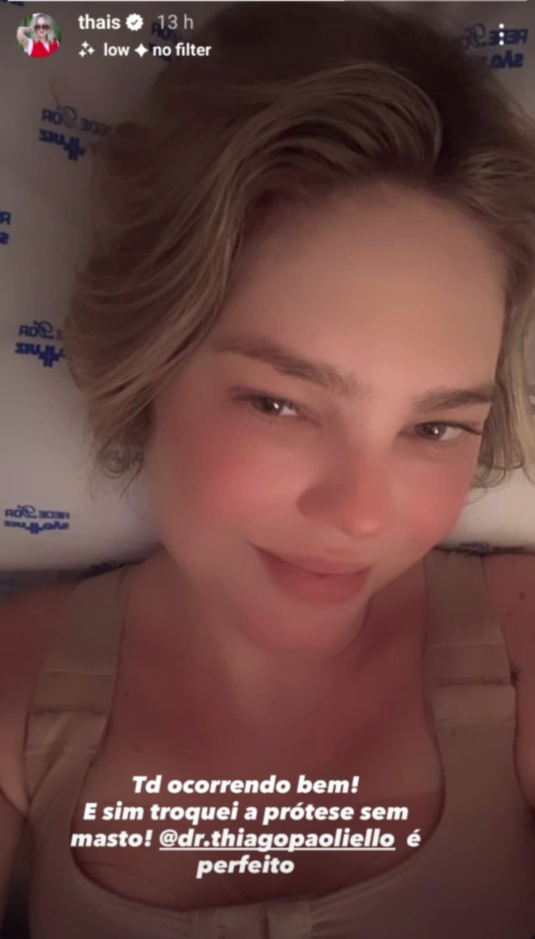Esposa de Pedro Leonardo, Thais Gebelein, passa por cirurgias