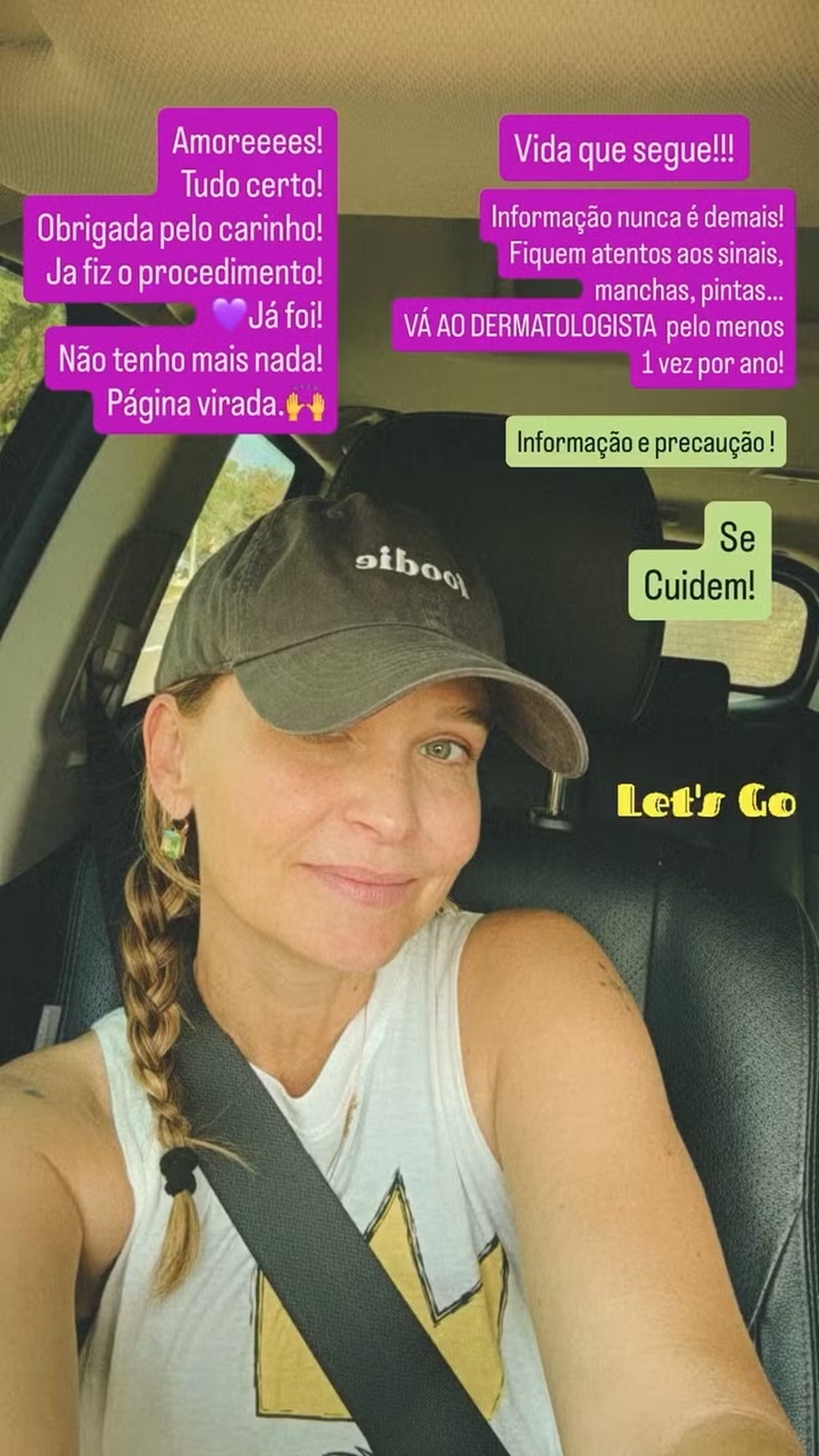 Storie de Fernanda Rodrigues no Instagram 