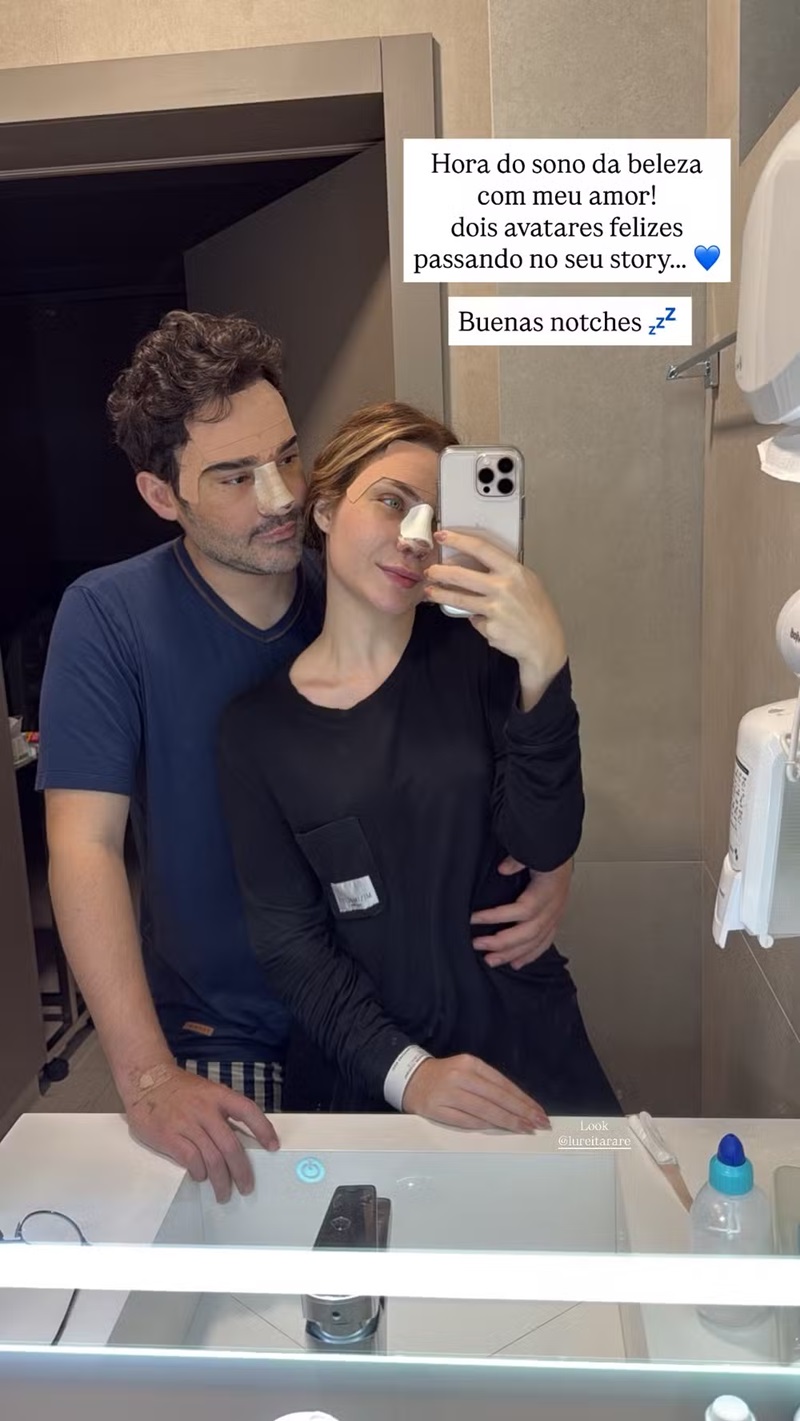 Fernando Zor e Lara Bissi &mdash; Foto: Reprodu&ccedil;&atilde;o/Instagram