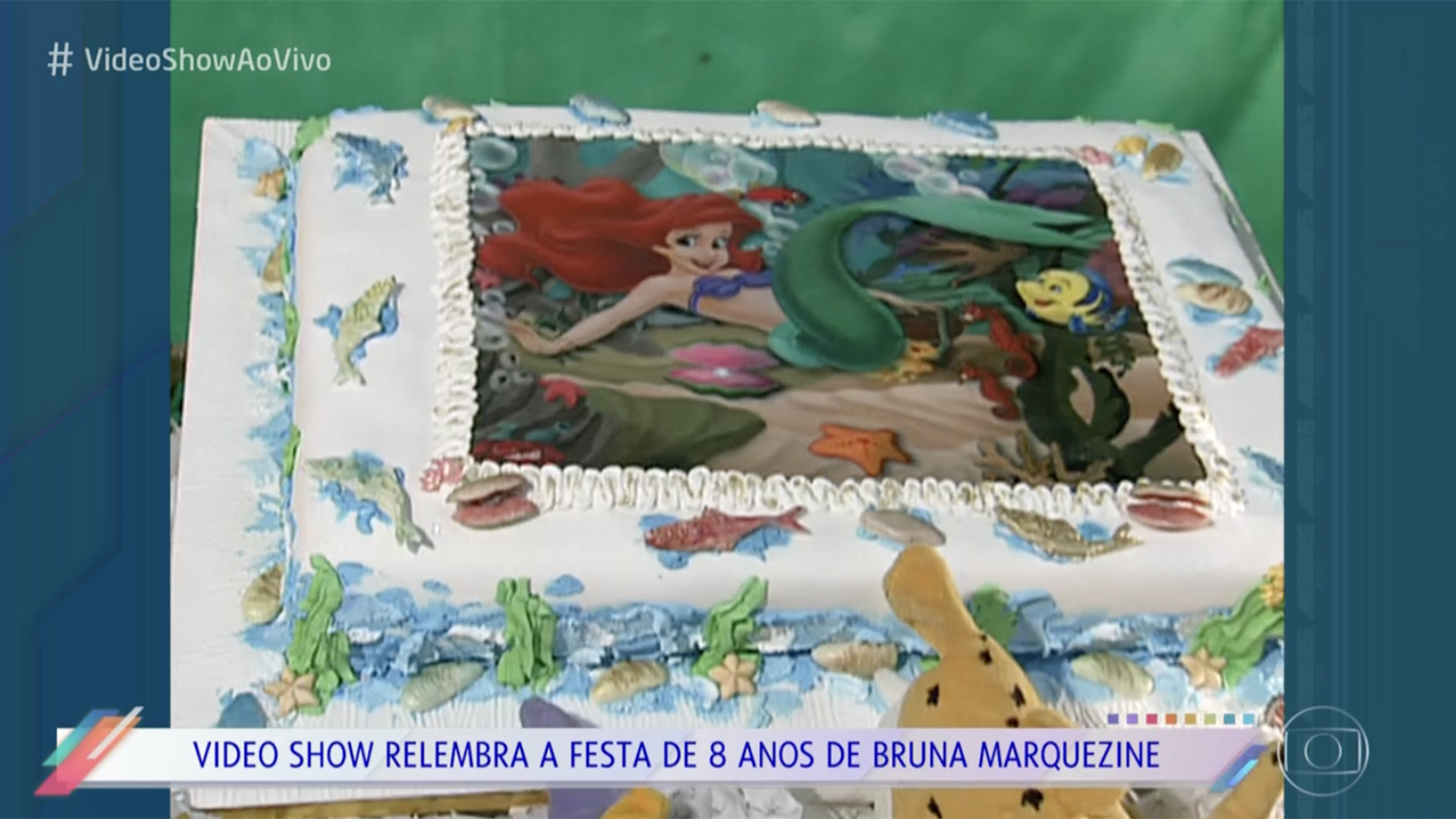 F&atilde;s relembram imagens da festa de anivers&aacute;rio de 8 anos de Bruna Marquezine - Foto: Reprodu&ccedil;&atilde;o / Globo