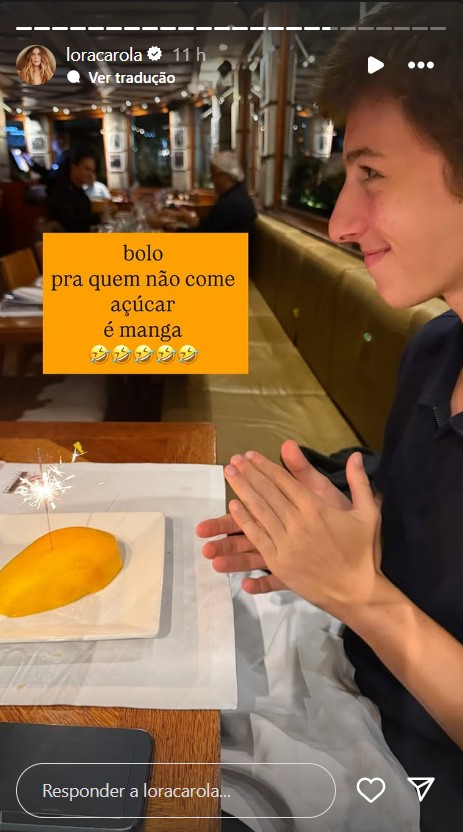 Filho de Carolina Dieckmmann completou 18 anos - Reprodu&ccedil;&atilde;o/Instagram