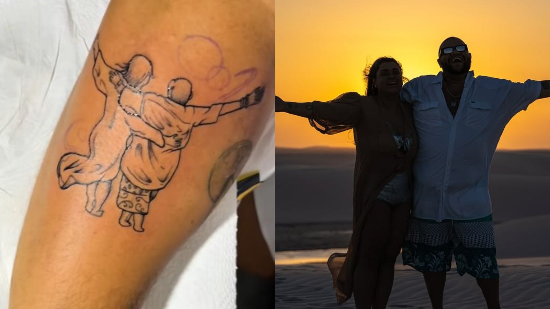 Gominho faz tatuagem em homenagem a Preta Gil - Foto: Reprodu&ccedil;&atilde;o / Instagram