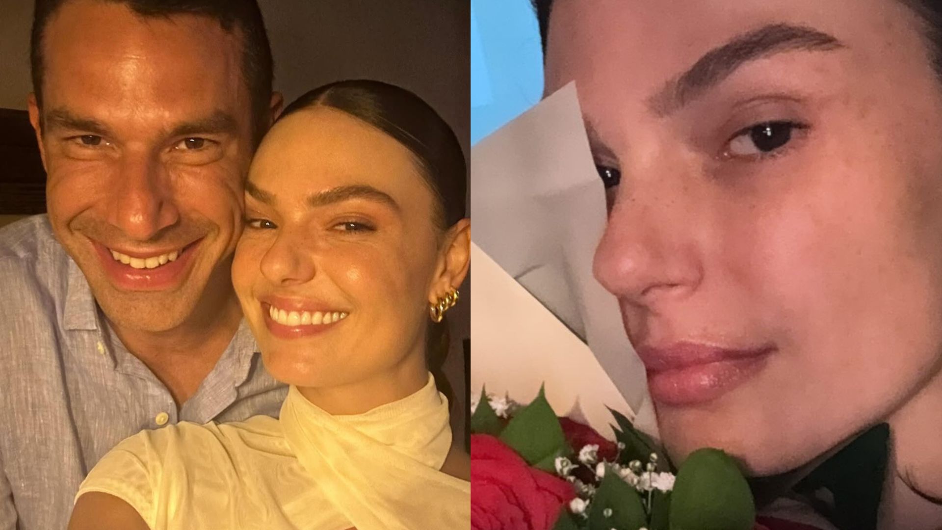 Isis Valverde se derrete com surpresa à distância de Marcus Buaiz