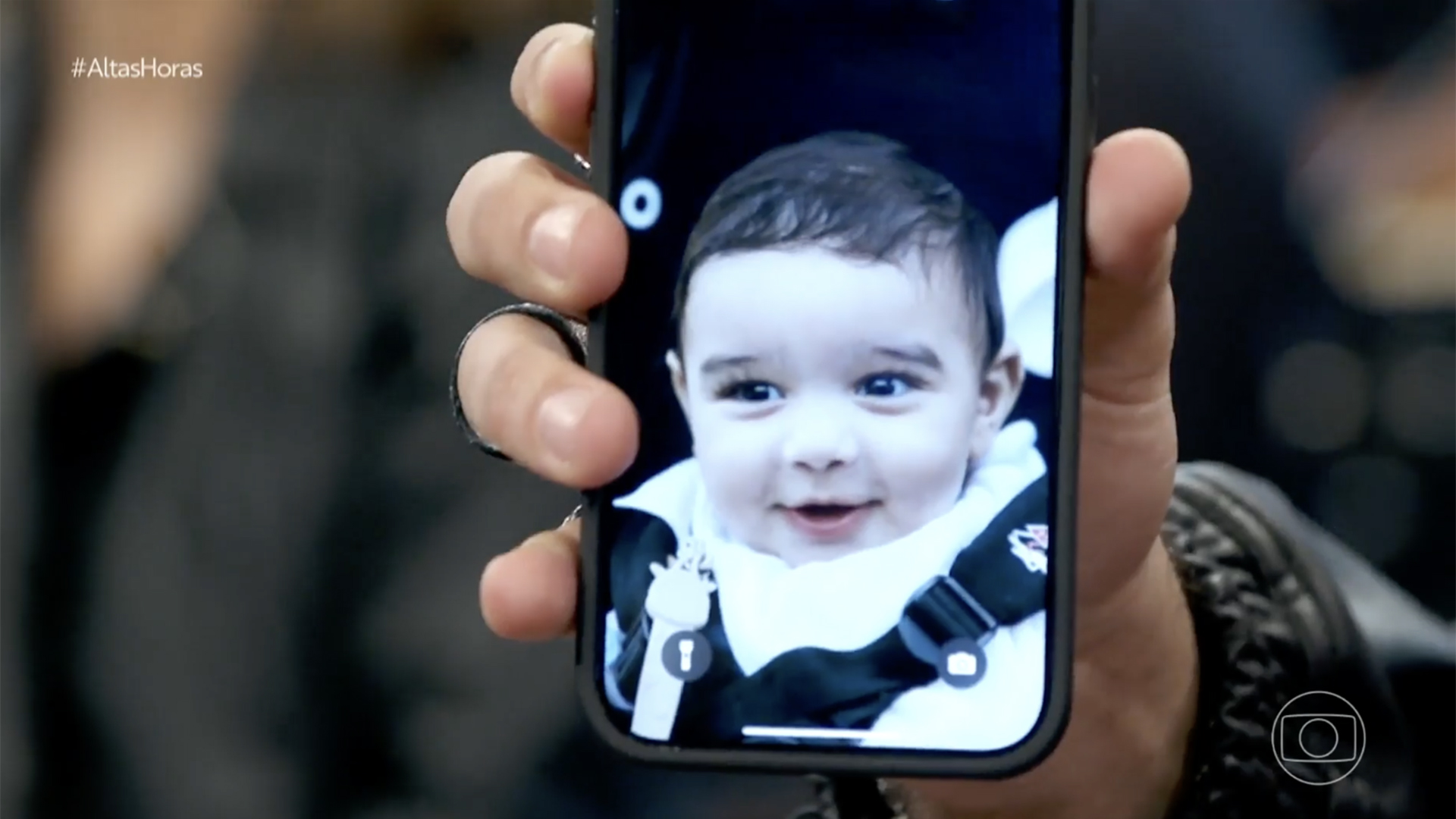 Dilsinho exibe foto in&eacute;dita do filho ca&ccedil;ula, Kadu - Foto: Reprodu&ccedil;&atilde;o / Globo