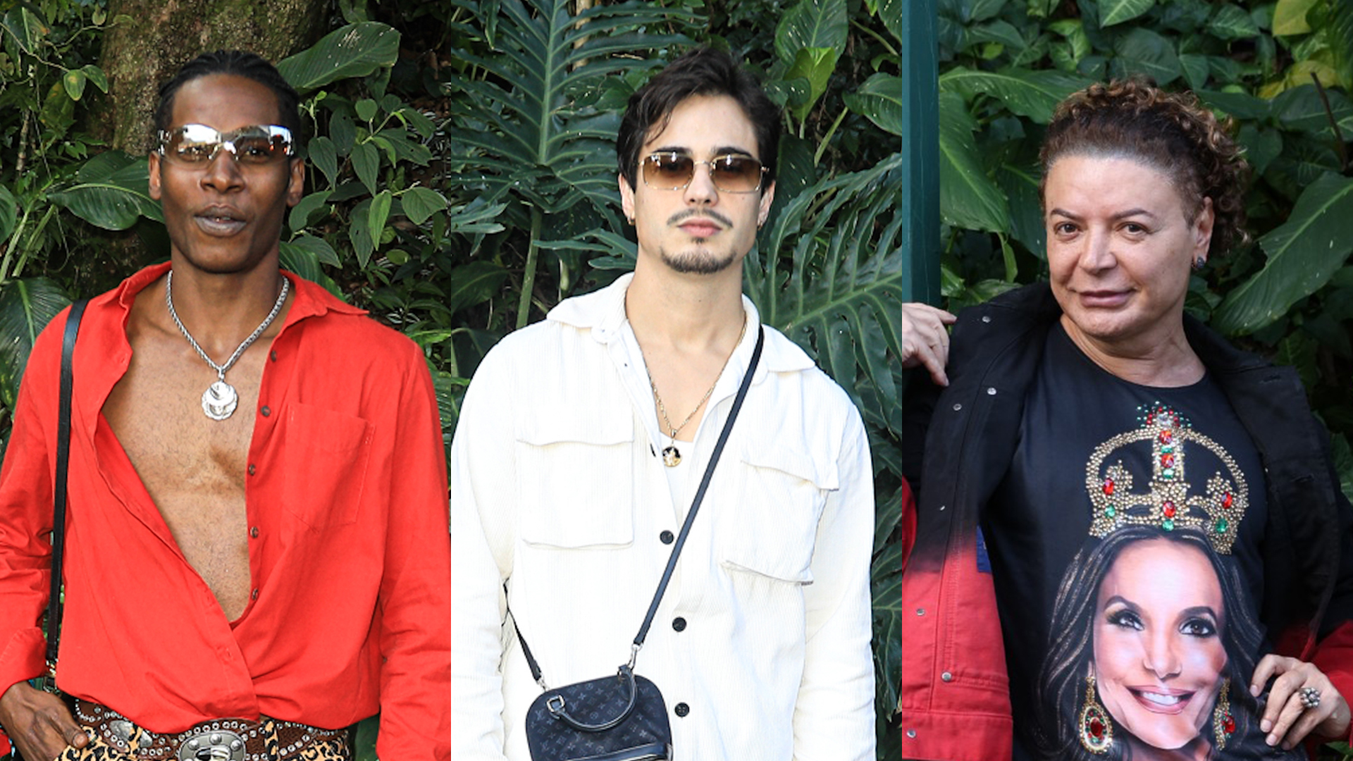 Veja os looks dos famosos para a gravação do audiovisual Ivete Clareou