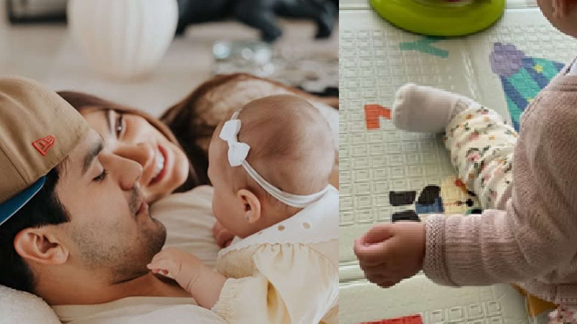 Jade Magalhães se derrete pela filha de 7 meses com Luan Santana: ‘Sozinha’