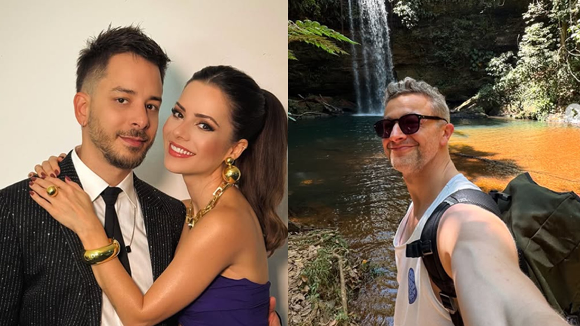 Lucas Lima reage a pergunta sobre ter sido responsável pelo fim de Sandy & Junior
