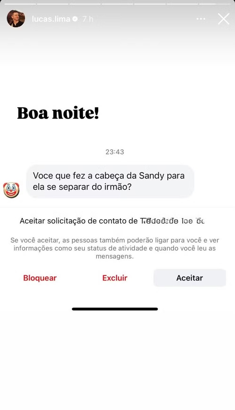 Post de Lucas Lima &mdash; Foto: Reprodu&ccedil;&atilde;o | Instagram