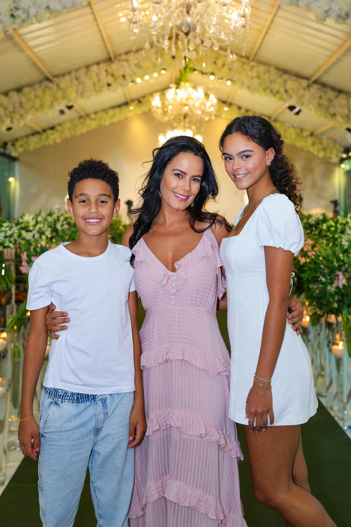 Davi, Luciele e Maria Eduarda 