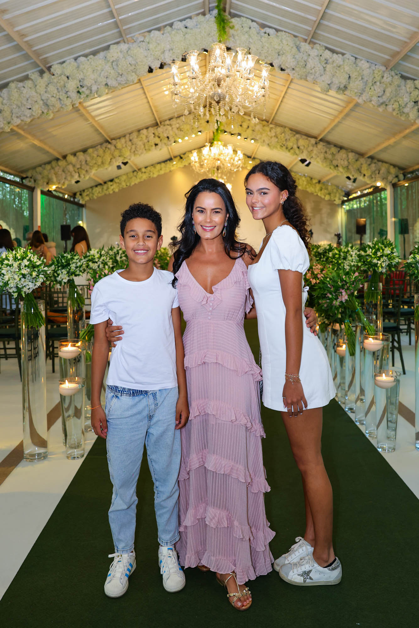 Davi, Luciele e Maria Eduarda