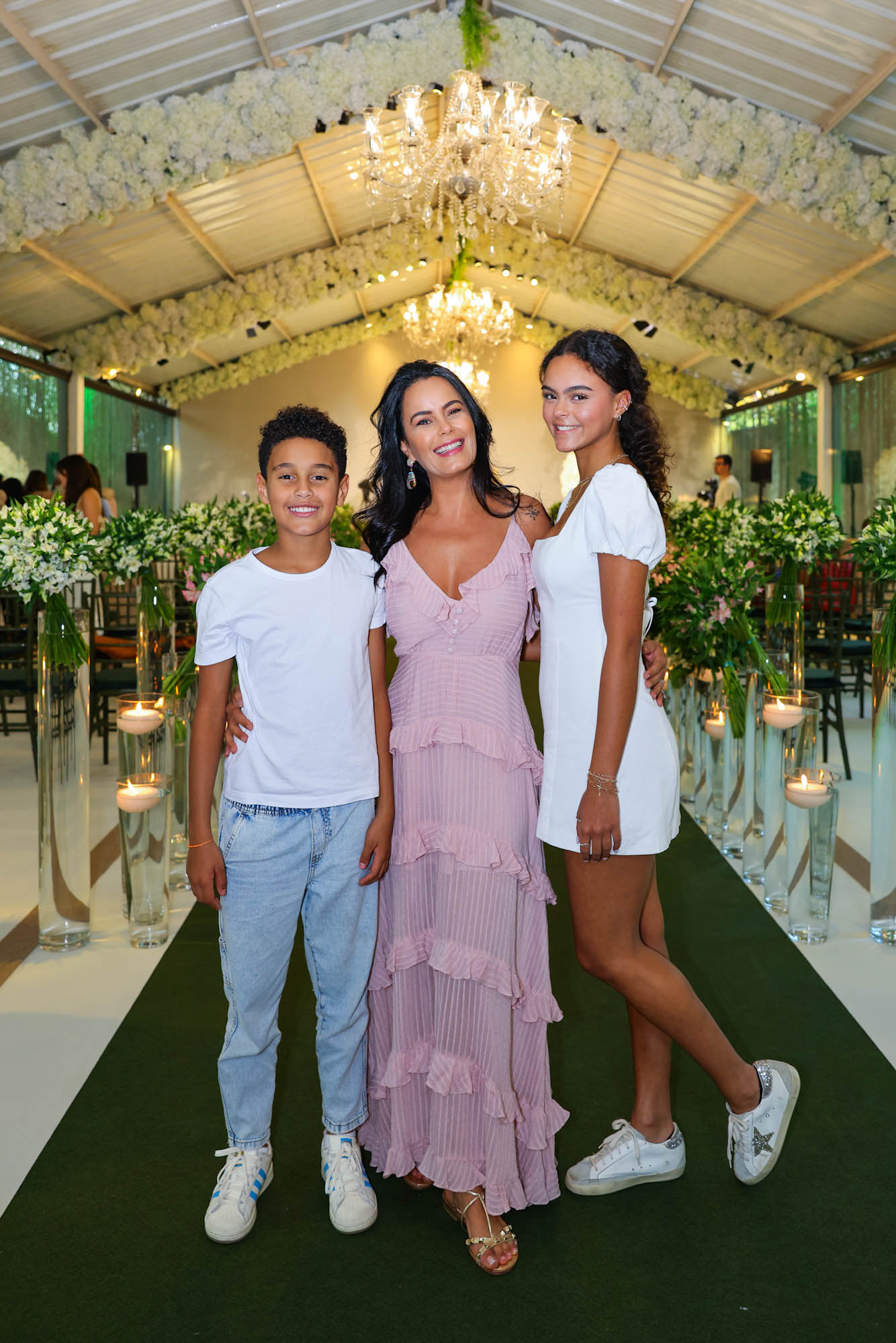 Davi, Luciele e Maria Eduarda