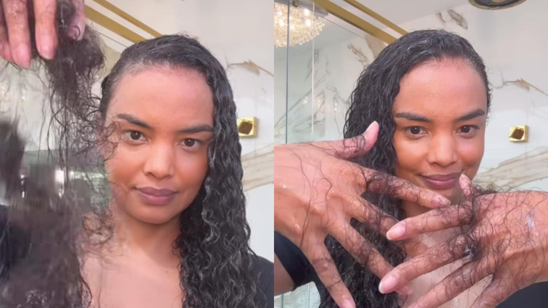 Lucy Ramos fala sobre queda de cabelo