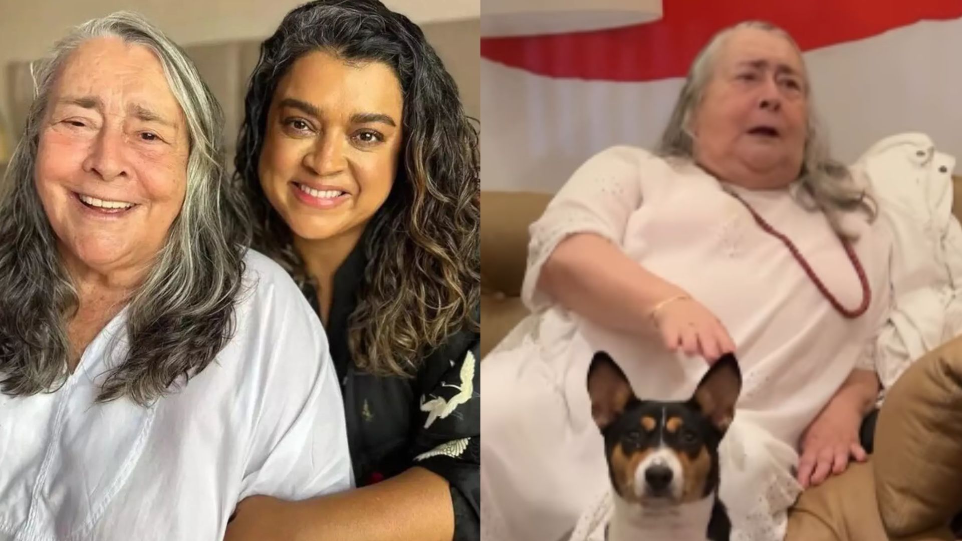 Mãe de Preta Gil surge em momento especial ao lado de amigos da cantora