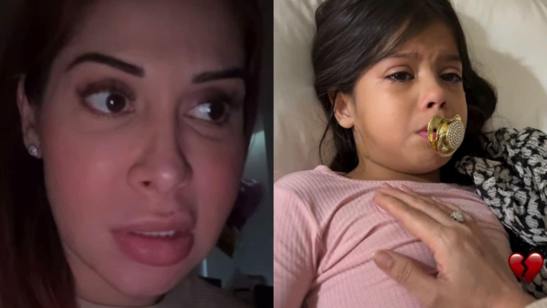 Maíra Cardi mostra a filha chorando após cirurgia e atualiza situação: ‘Muita dor’
