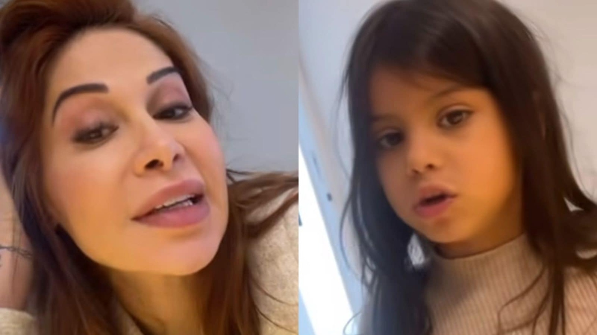Após reaparecer, Maíra Cardi revela que a filha passará por cirurgia: ‘Internar’
