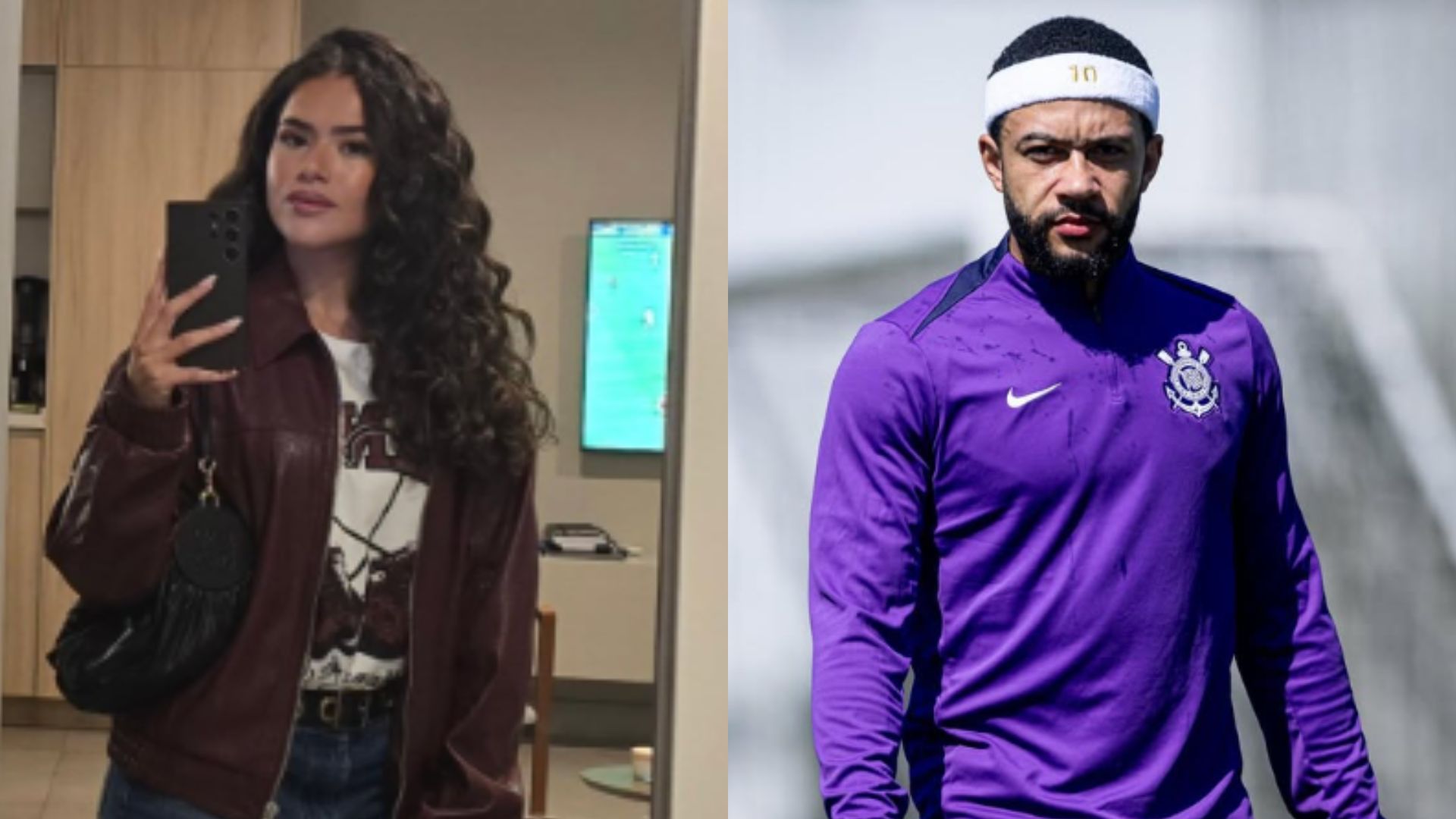 Romance? Maisa e Memphis Depay voltam a ser vistos juntos em festa