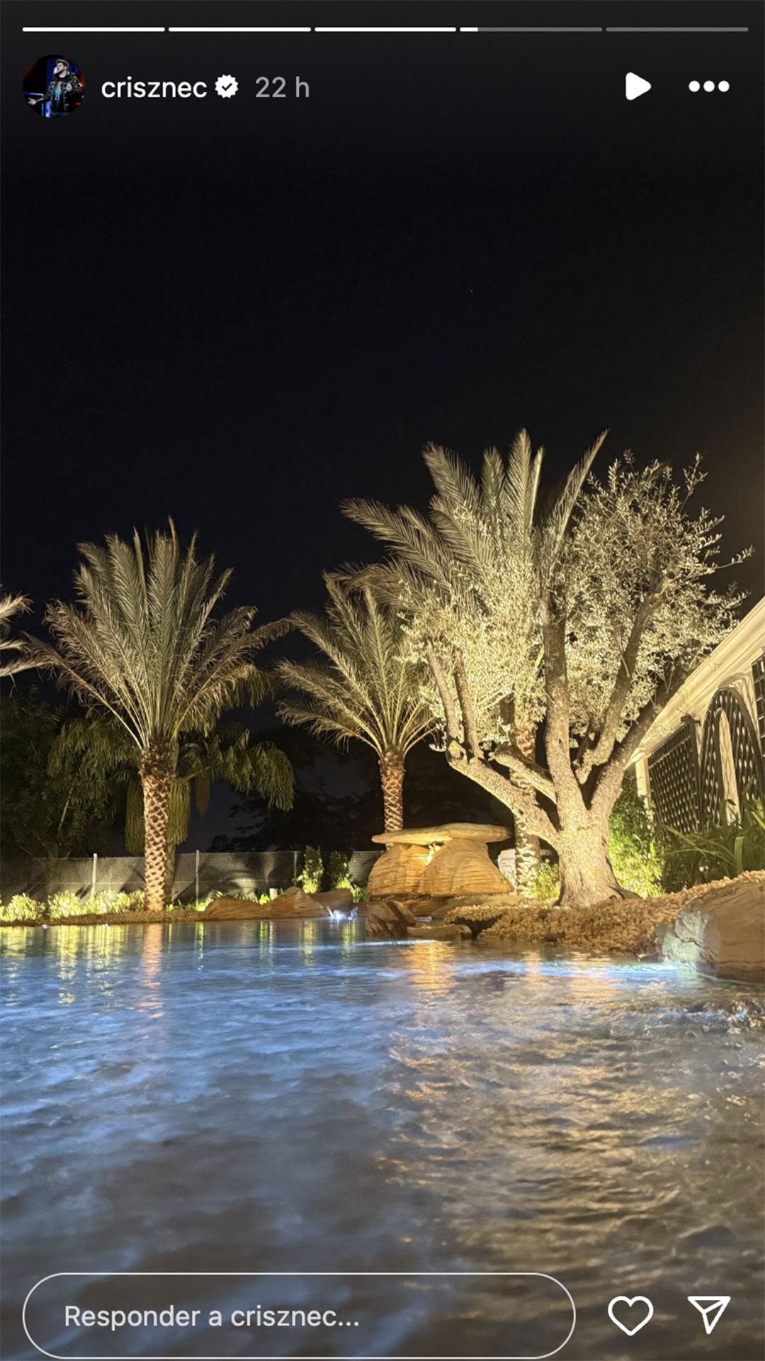 Piscina e lago artificial de Cristiano - Foto: Reprodução / Instagram