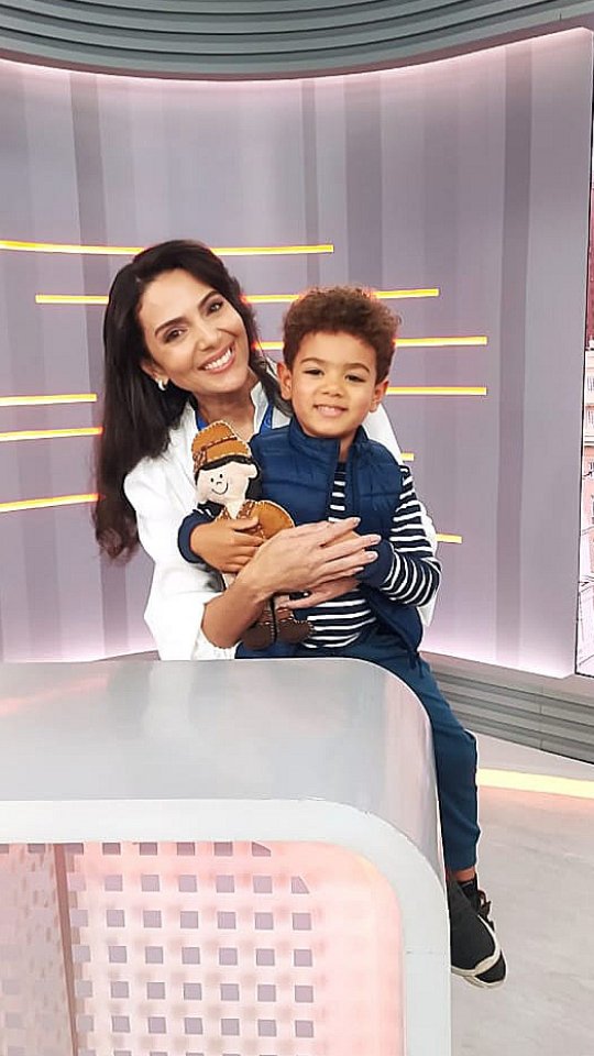 Mara Pinheiro e o filho, Hércules - Foto: Reprodução / Instagram