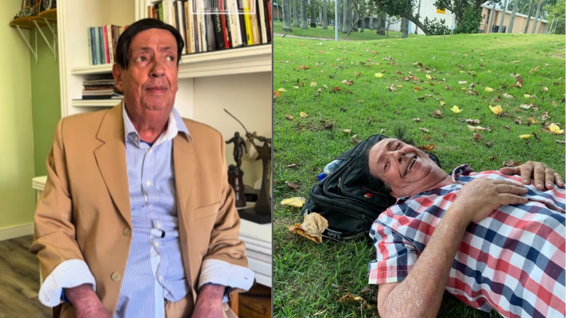 Marcos Oliveira, o Beiçola, faz reflexões sobre a vida no Retiro dos Artistas