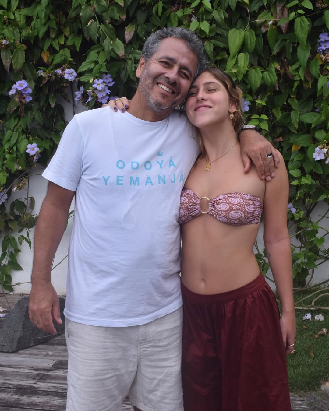 Marcos Palmeira e a filha, Julia Mautner - Reprodu&ccedil;&atilde;o/Instagram