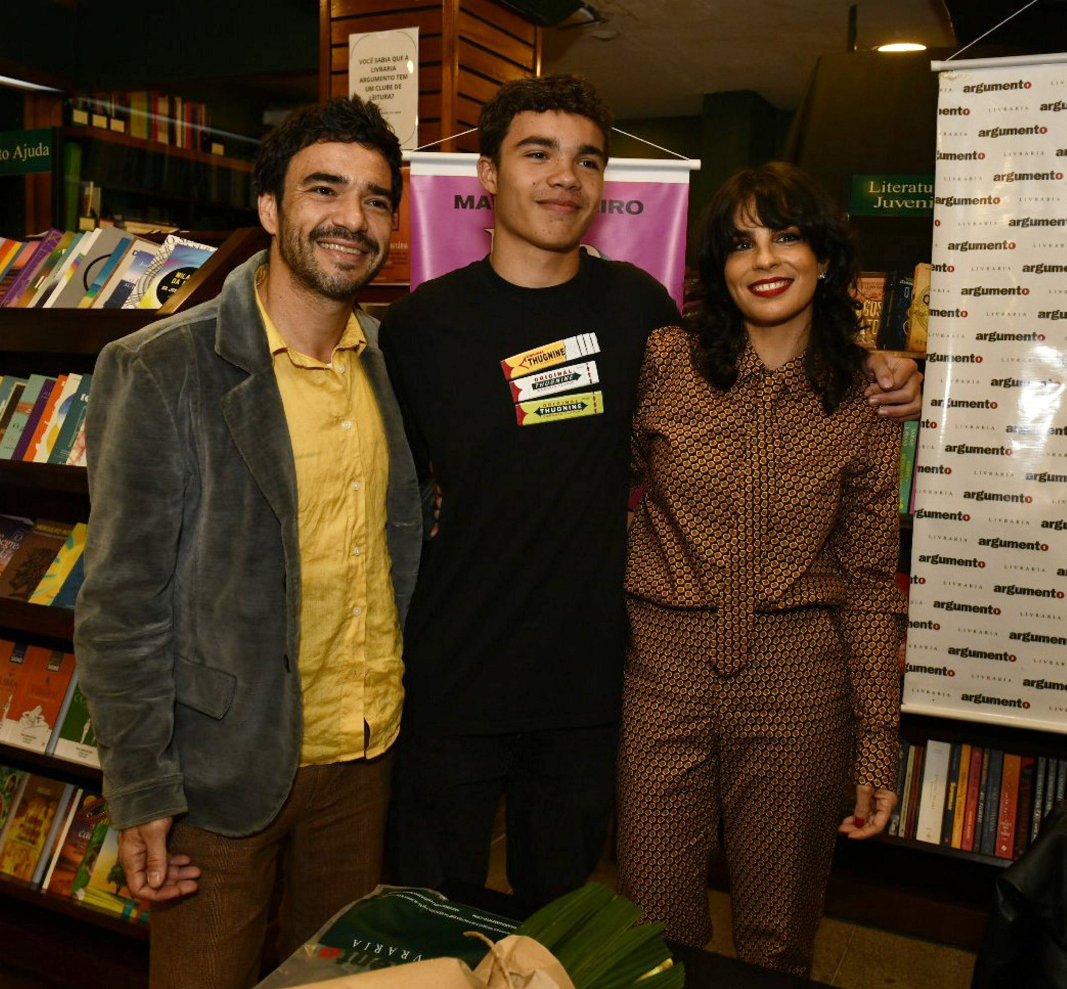 Caio Blat, Bento e Maria Ribeiro - Foto: Cristina Granato