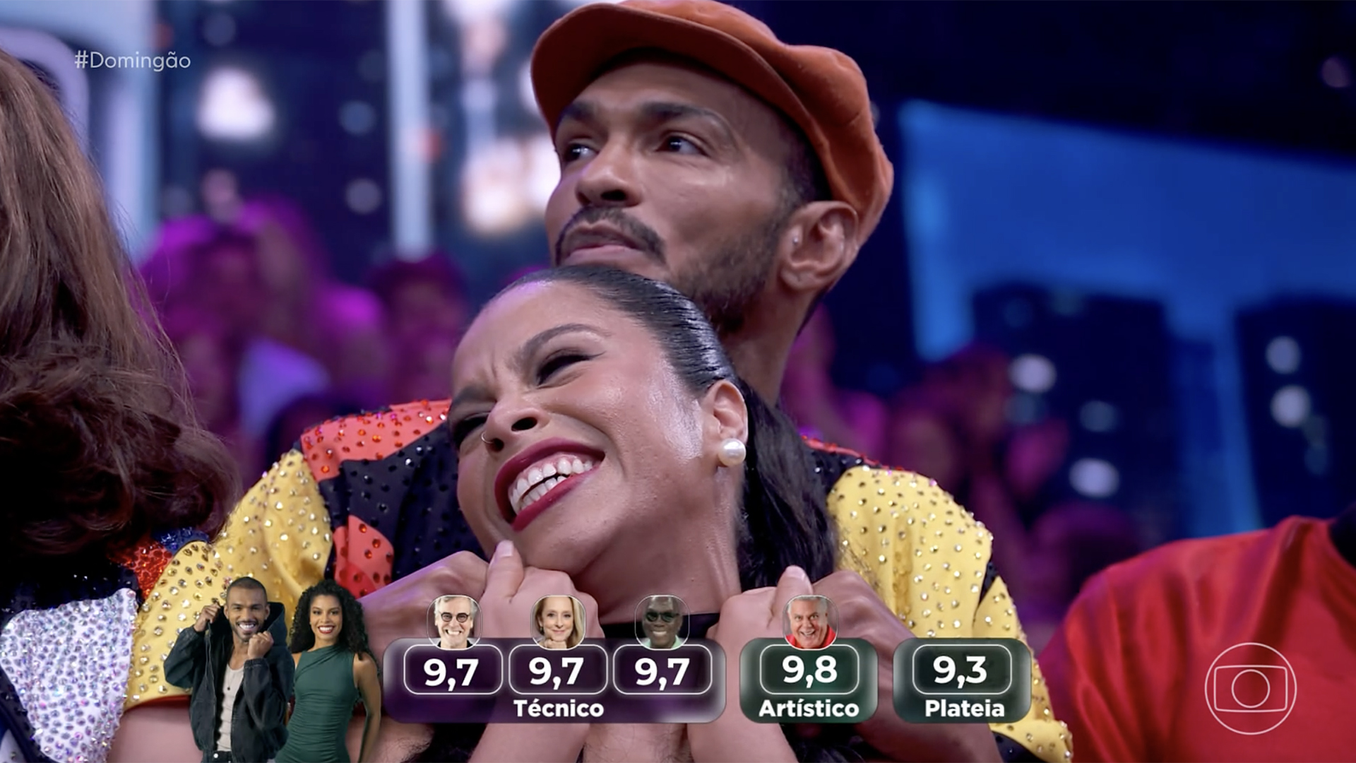 Nota de Richarlison na repescagem da Dan&ccedil;a dos Famosos - Foto: Reprodu&ccedil;&atilde;o / Globo