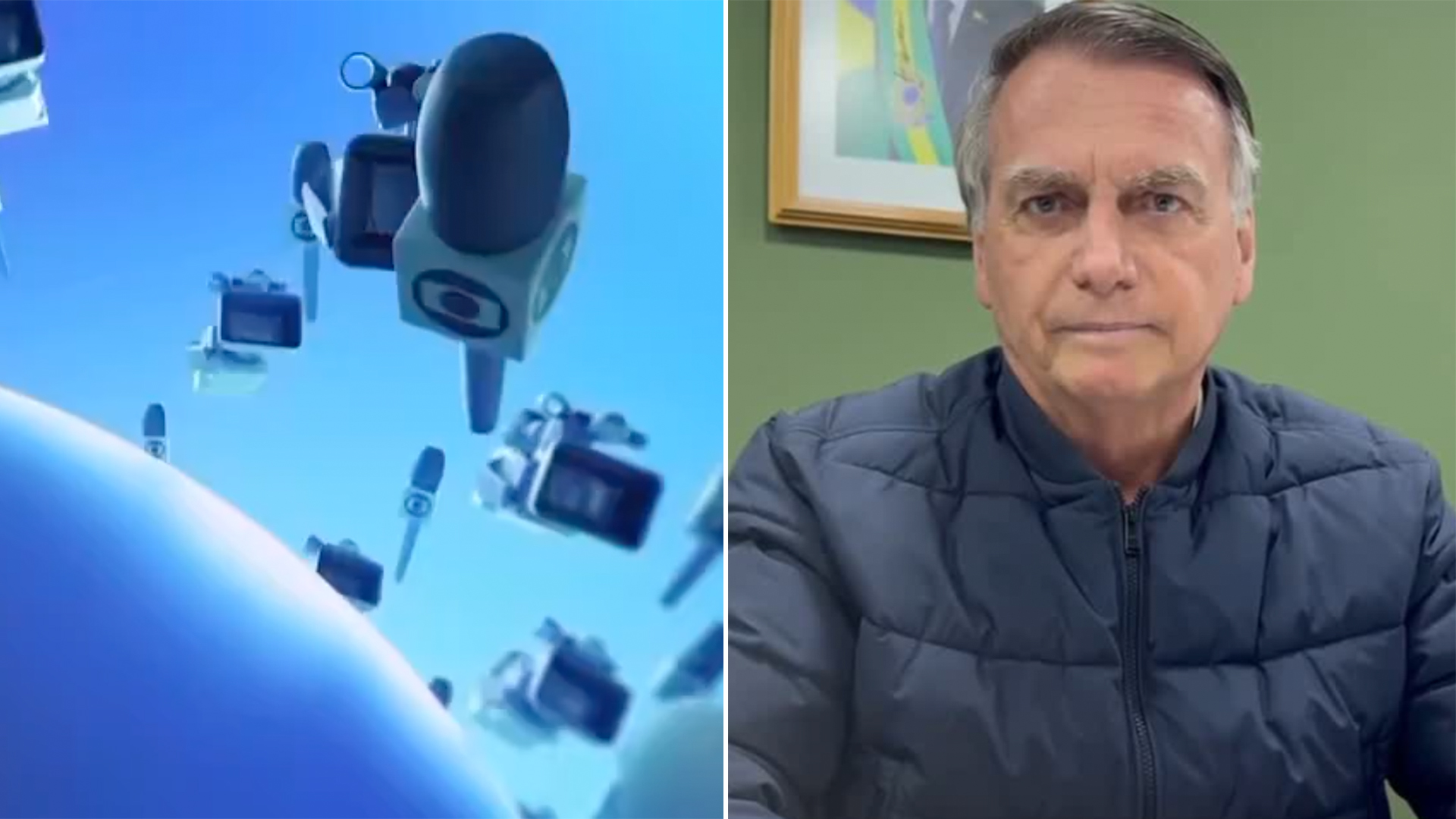 Plantão da Globo interrompe a programação com notícia sobre Jair Bolsonaro