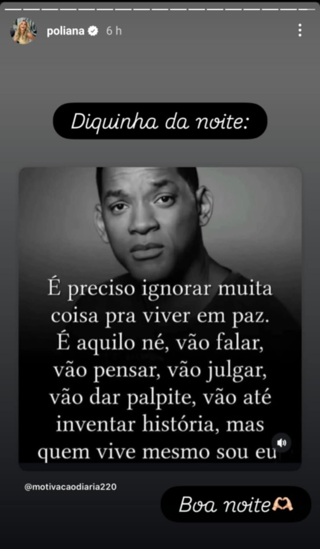 Poliana Rocha faz reflex&atilde;o