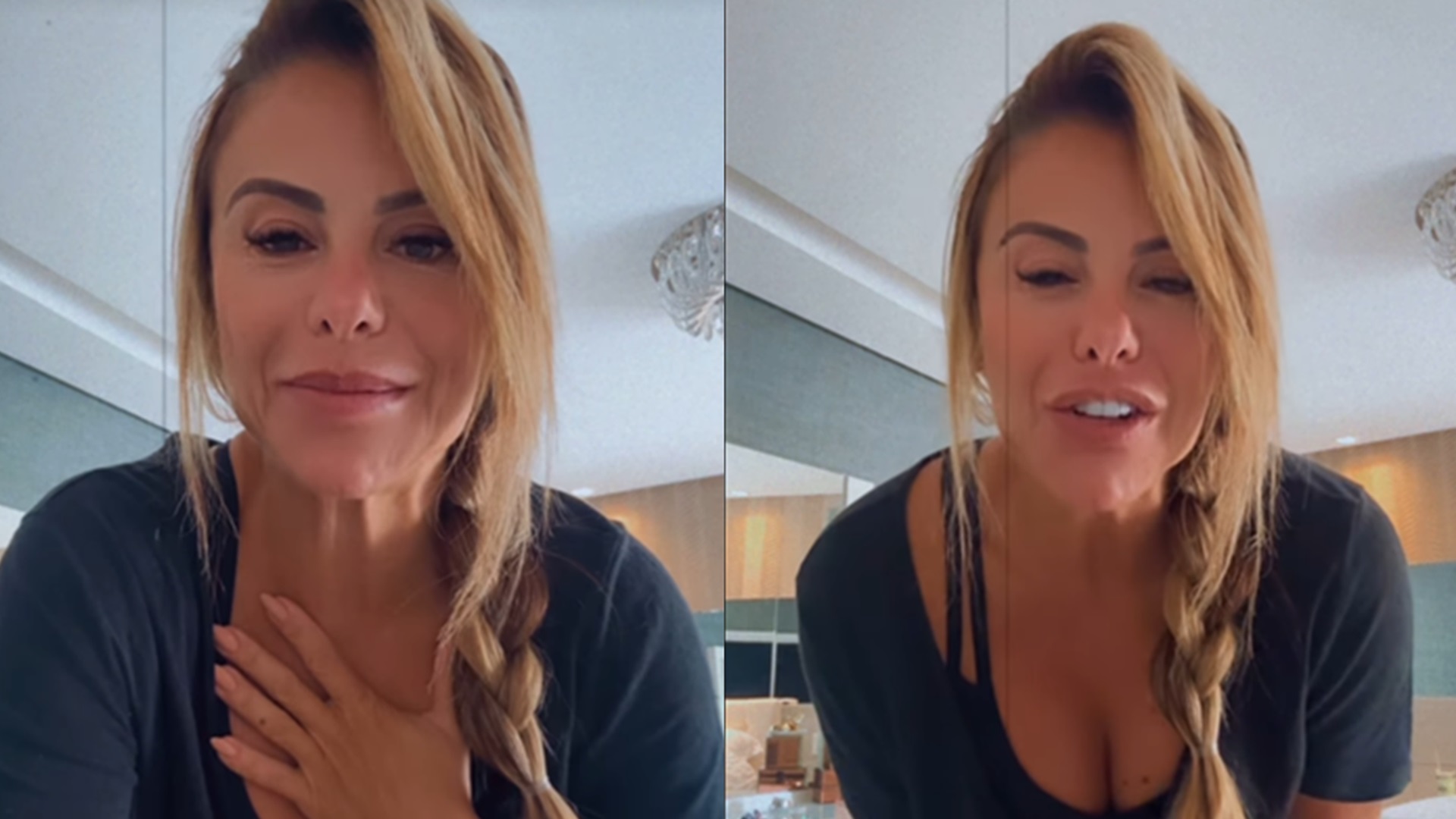 Poliana Rocha se derrete ao apresentar novo membro de sua família: ‘Que linda’