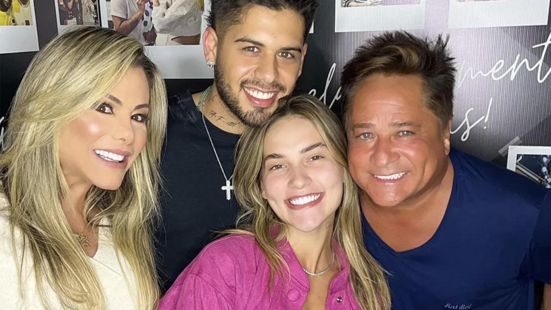Poliana, Zé Felipe, Virginia e Leonardo