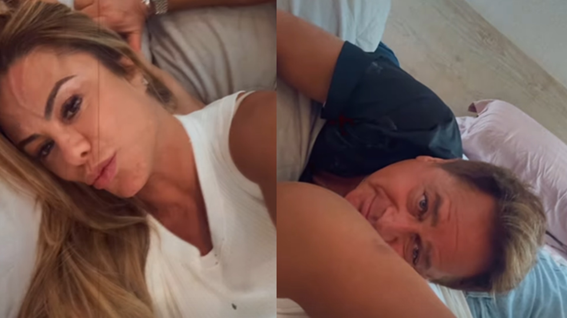Poliana Rocha é surpreendida por pedido inusitado de Leonardo; veja o vídeo