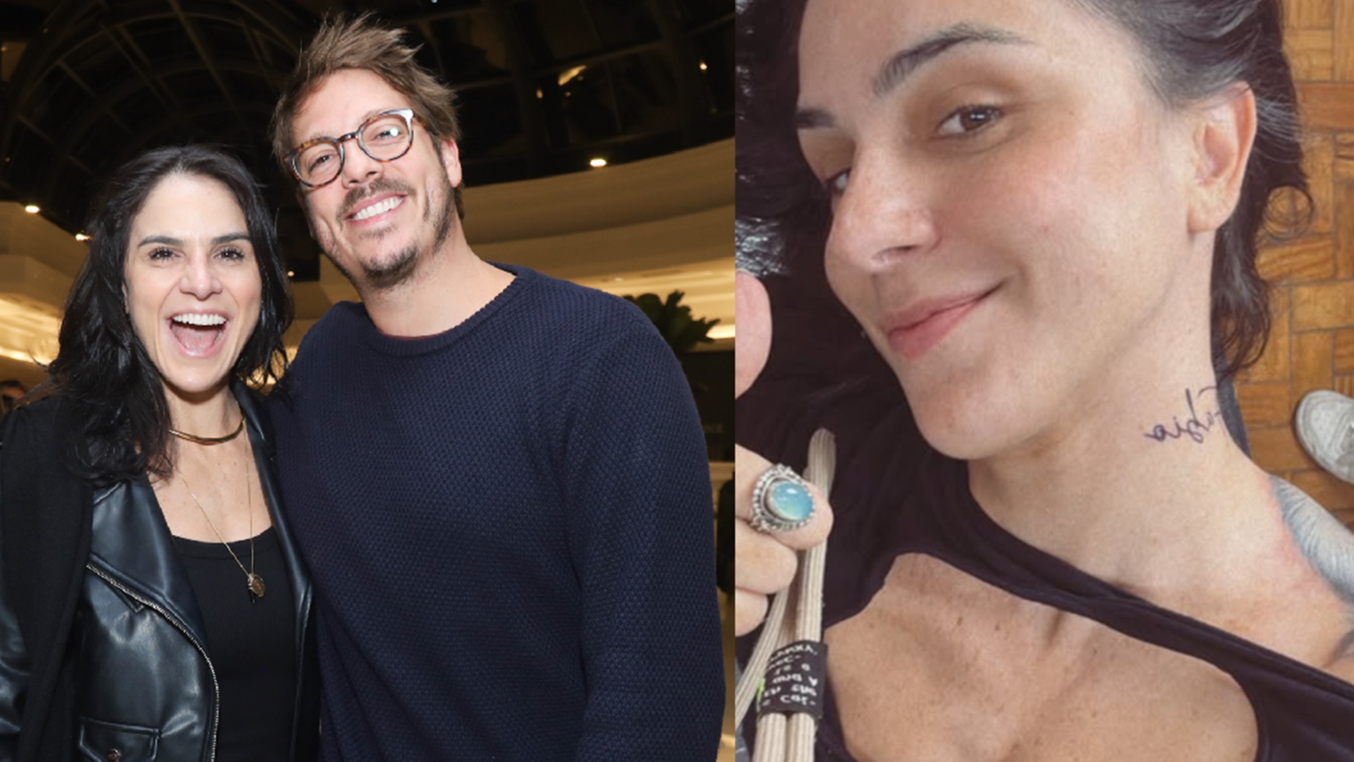 Tatuagem com nome de Fábio Porchat é verdadeira? Namorada do apresentador revela verdade