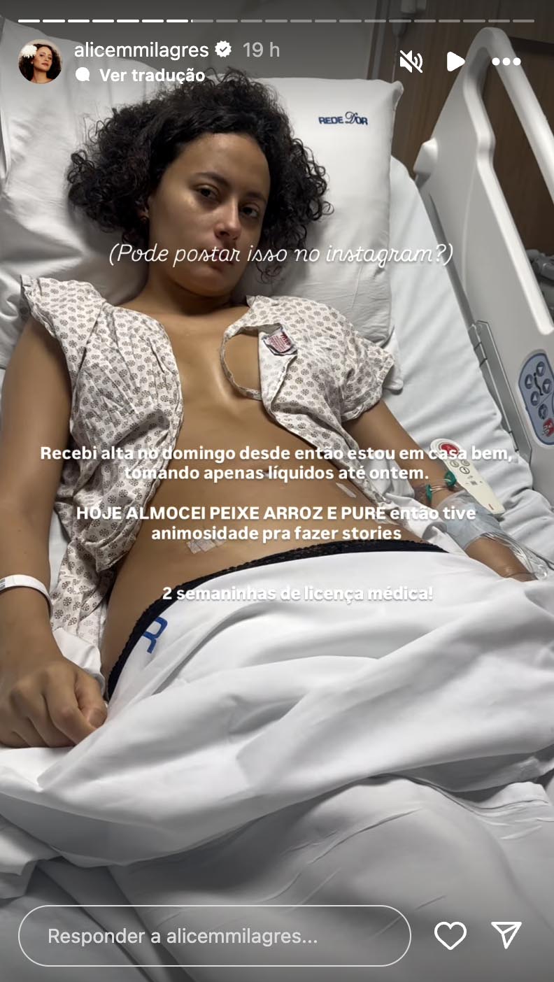 Post de Alice Milagres