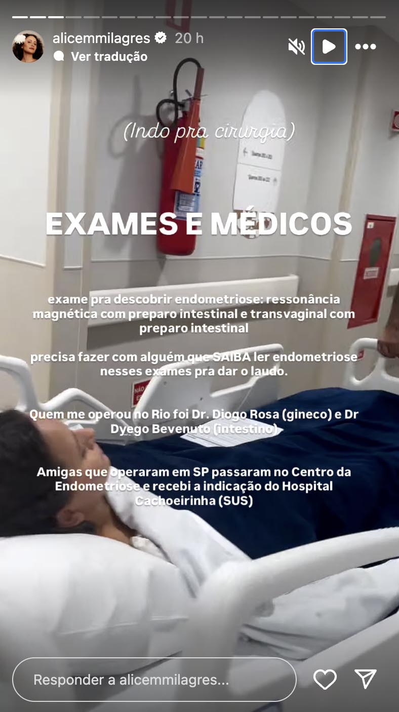 Post de Alice Milagres