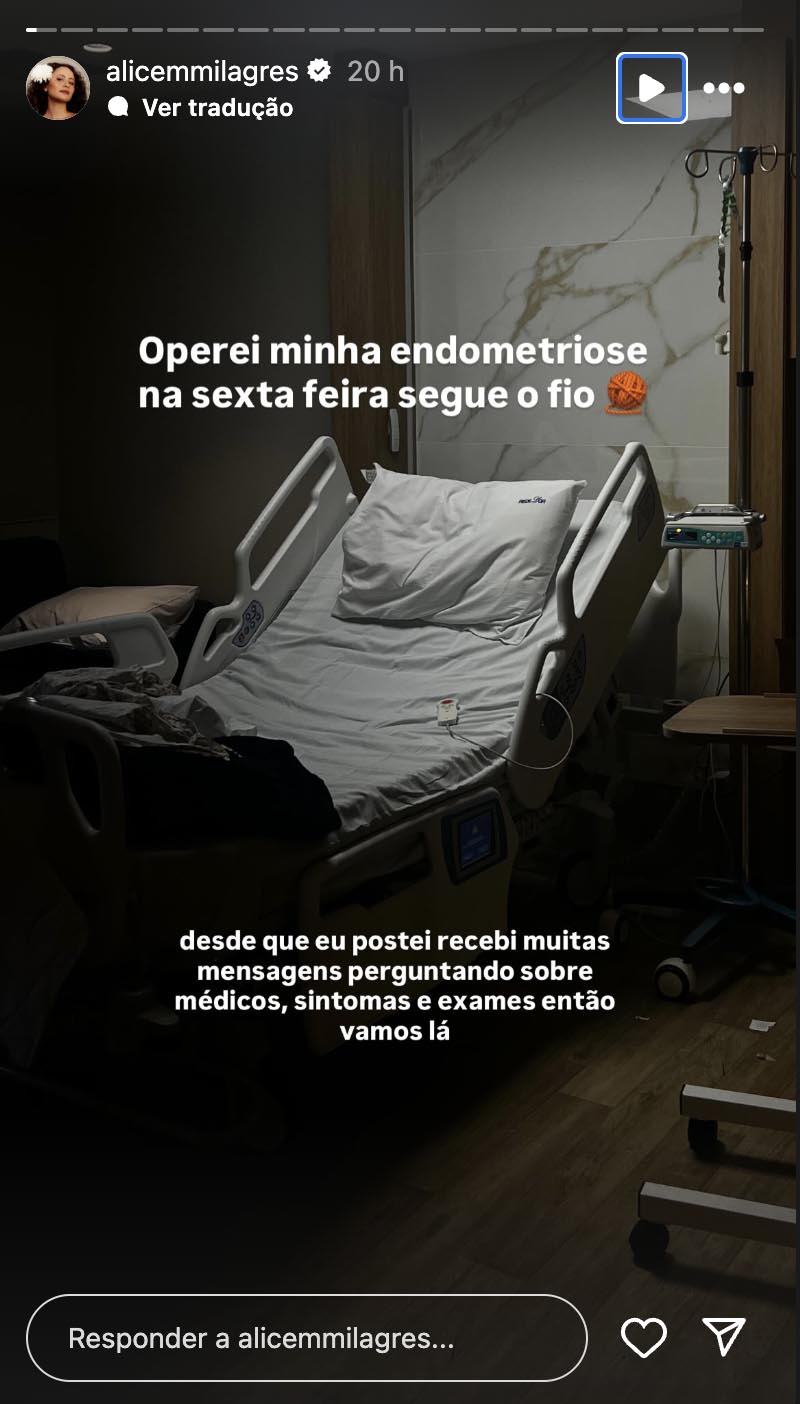 Post de Alice Milagres
