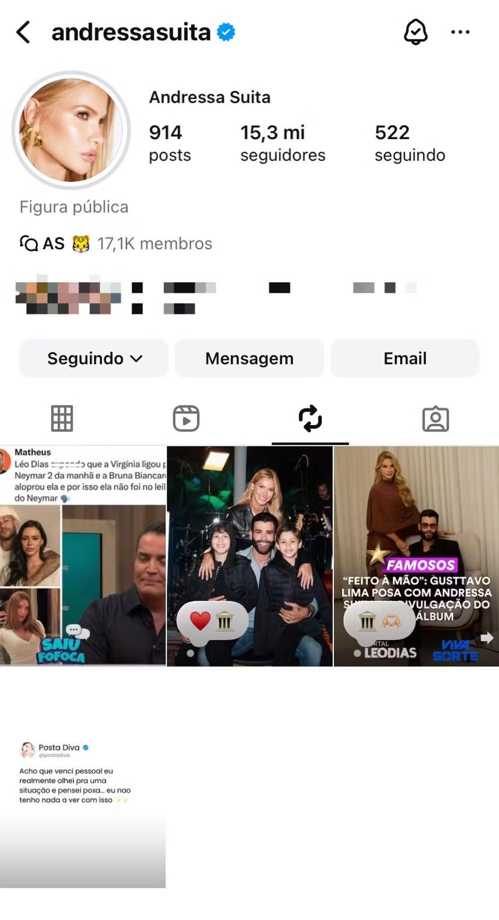 Repost de Andressa Suita 