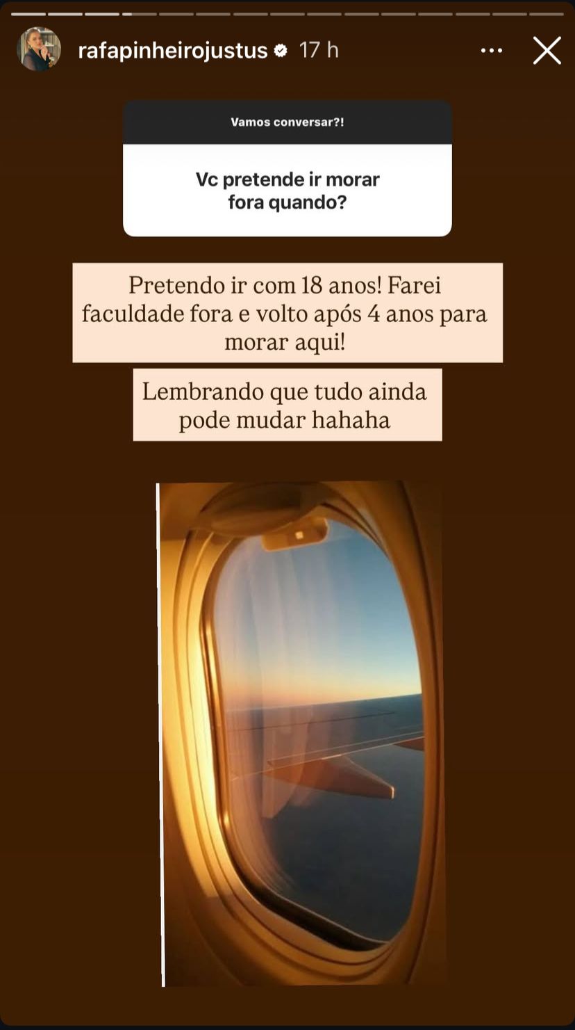 Rafaella Justus revela que pensa em morar fora do Brasil - Reprodu&ccedil;&atilde;o/Instagram