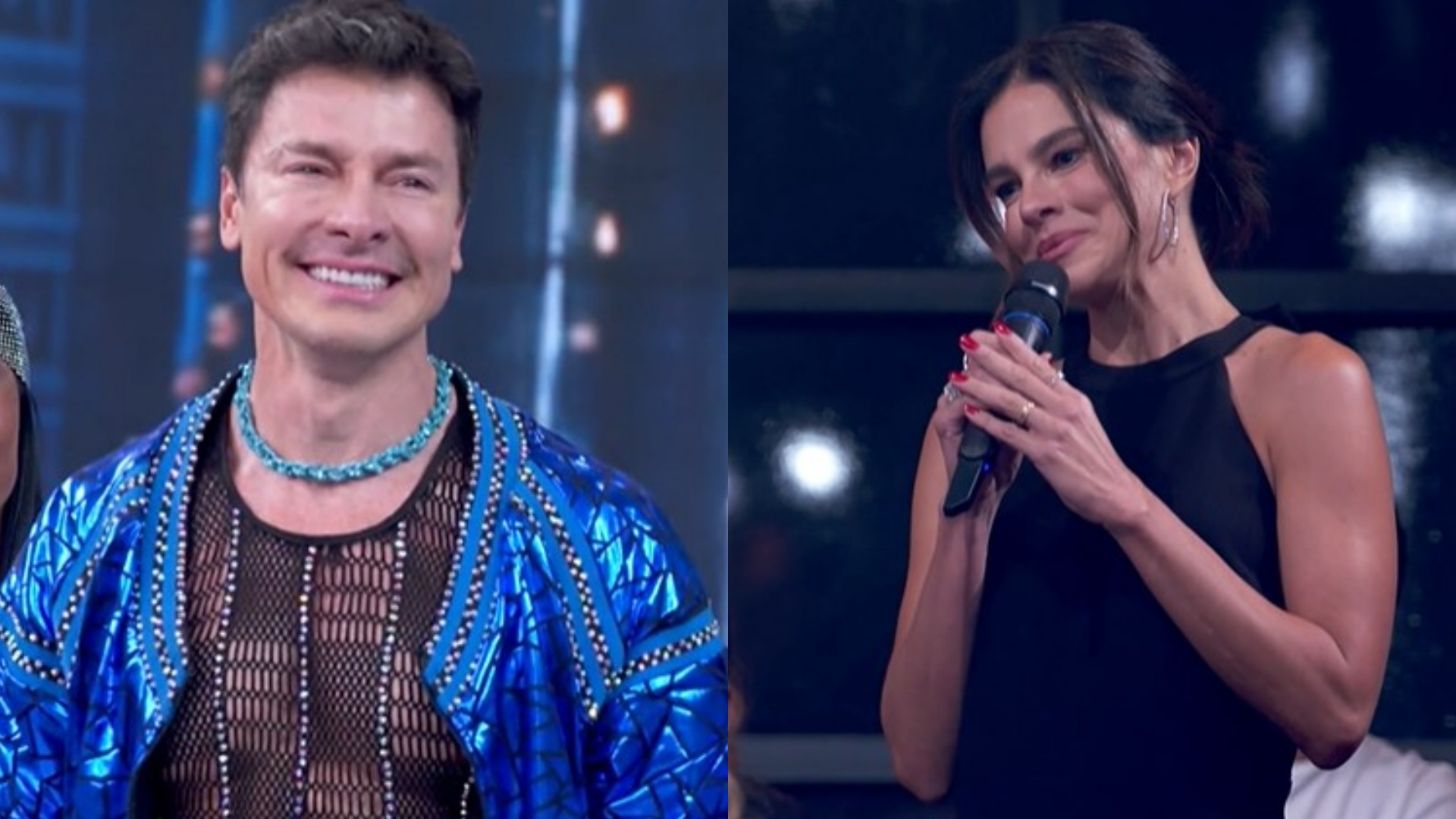 Rodrigo Faro chora ao ser surpreendido por Vera Viel na Dança dos Famosos