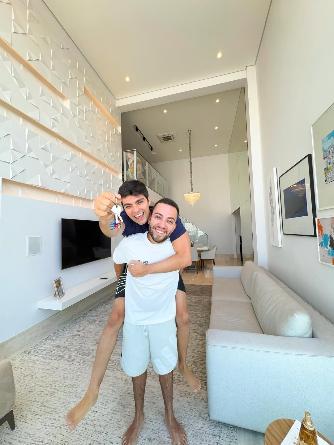 Nova casa de Lucas Bley e Lucas Rangel - Foto: Reprodu&ccedil;&atilde;o / Instagram 