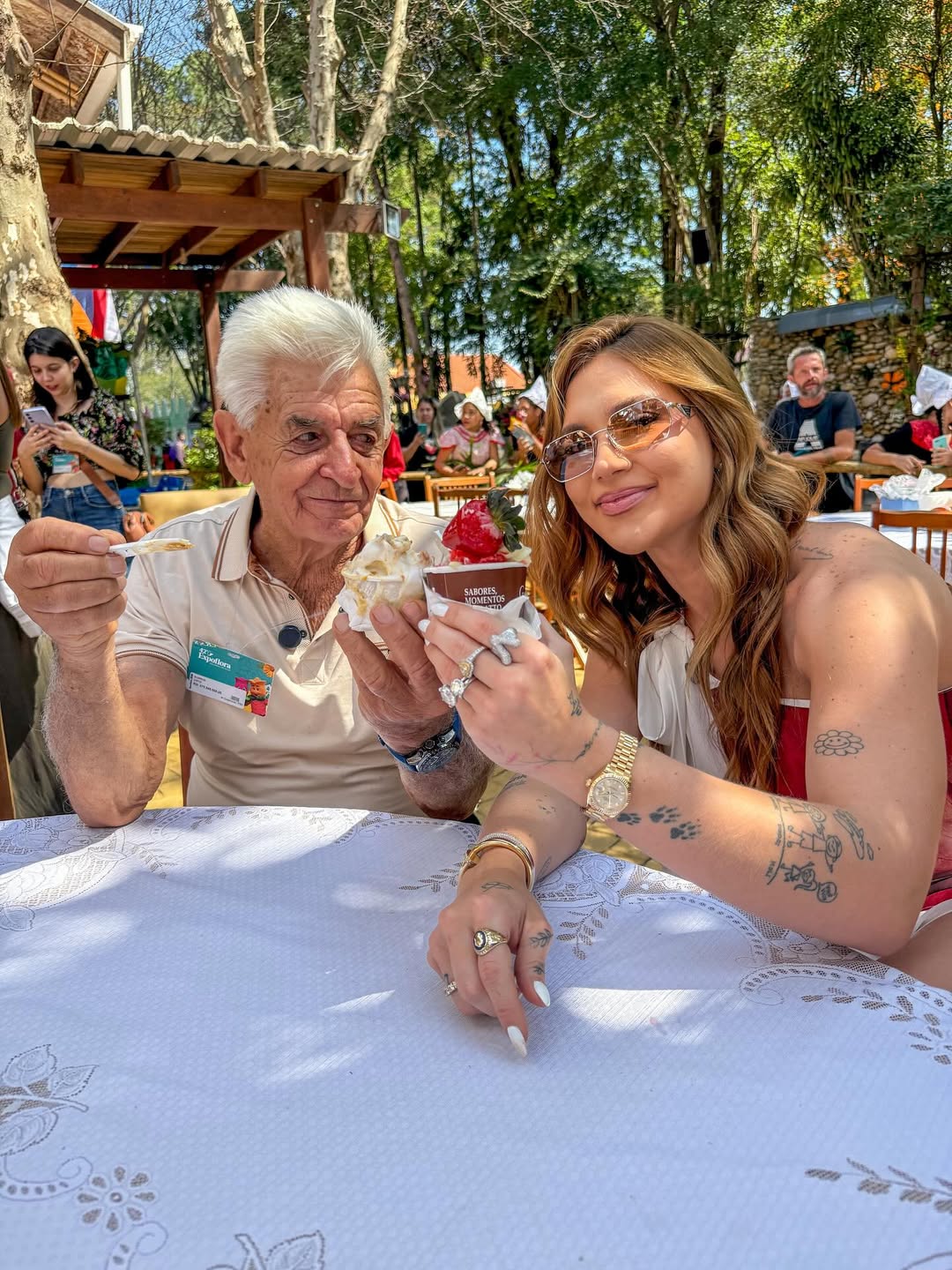 Virginia e vov&ocirc; Cirto  - Foto: Reprodu&ccedil;&atilde;o / Instagram