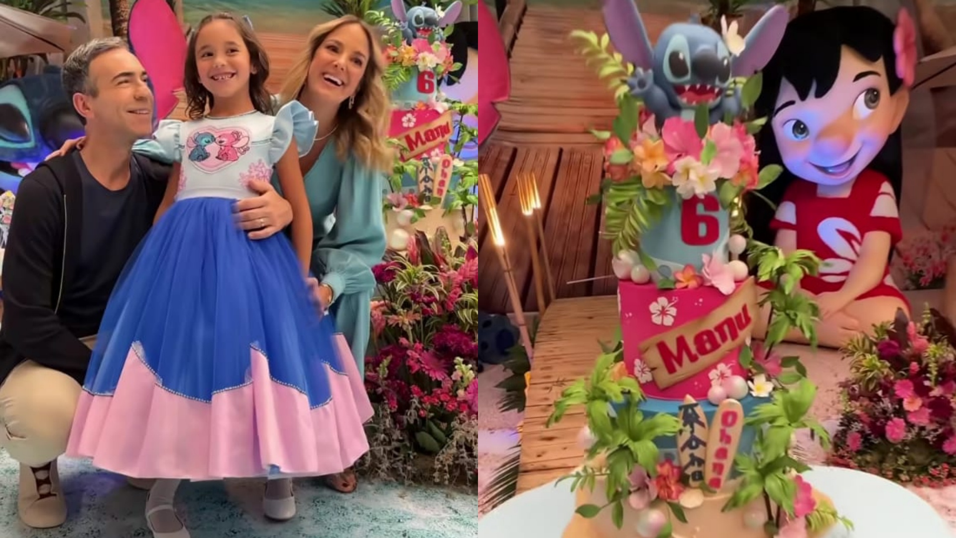 Ticiane Pinheiro mostra detalhes da festa da filha: ‘Do jeitinho que ela sonhou’