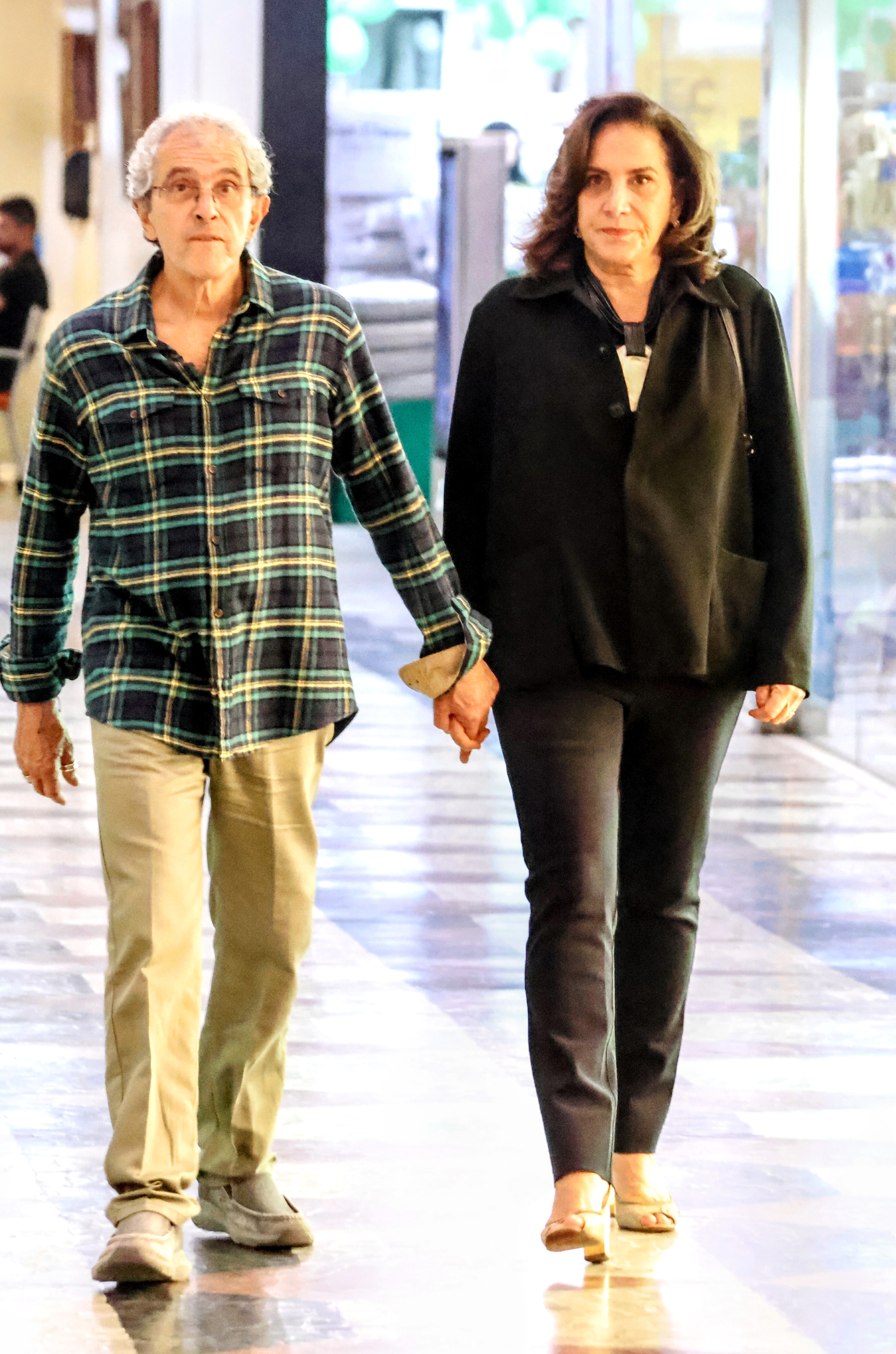 Totia Meireles e o marido - Foto: Dan Delmiro / AgNews